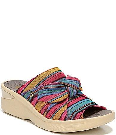 BZees Smile Wedge Slide Sandal Product Image