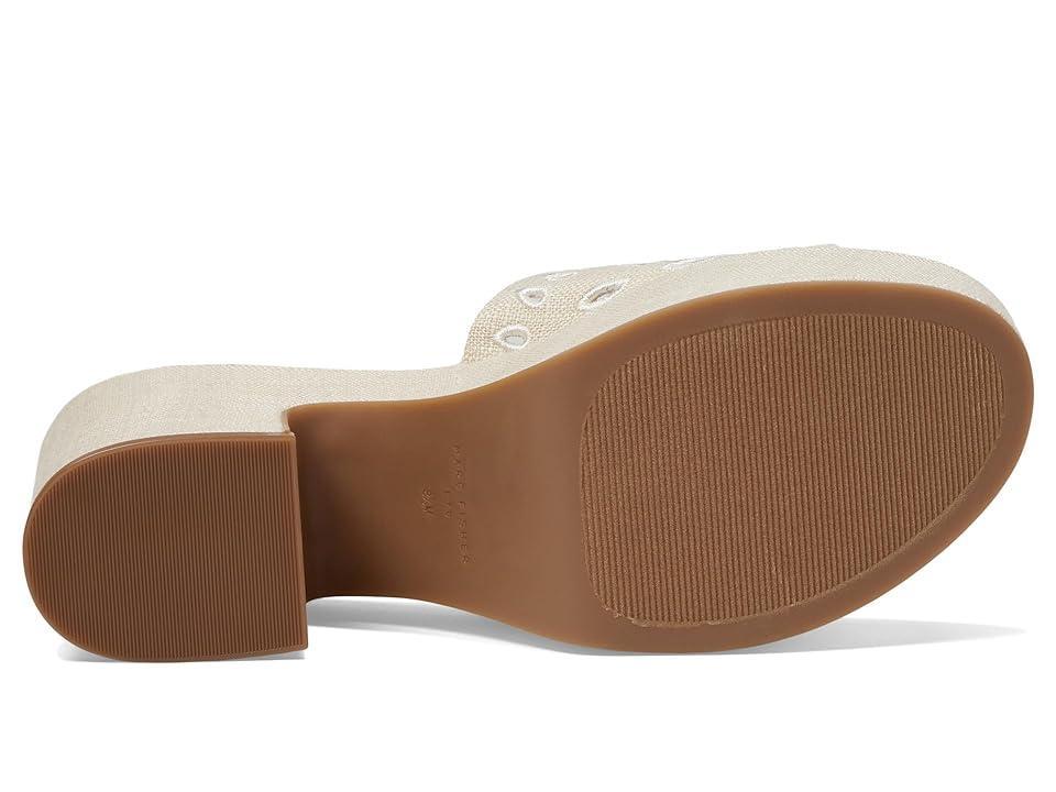 Marc Fisher Ltd. Womens Foreva Almond Toe Eyelet Detail High Heel Platform Sandals Product Image