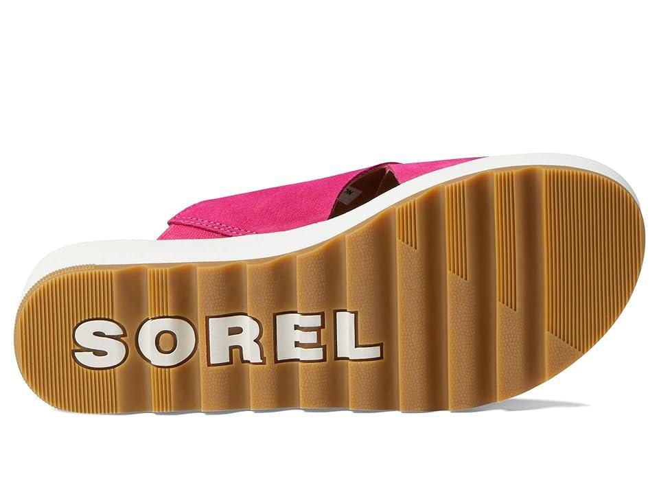 SOREL Cameron Flatform Mule (Fuchsia Fizz/Sea Salt) Women's Clog/Mule Shoes Product Image