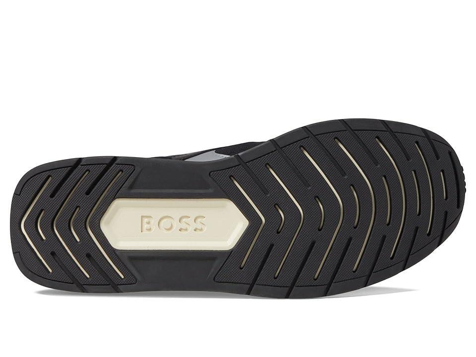 BOSS Kurt Mix Material Sneakers Midnight) Men's Shoes Product Image