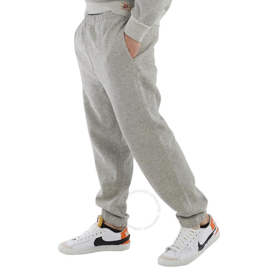 Men's Grey Vintage Fleece Sweatpants Product Image