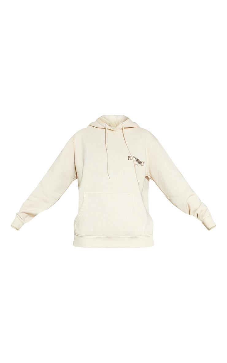 PRETTYLITTLETHING Oatmeal Sport Hoodie Product Image