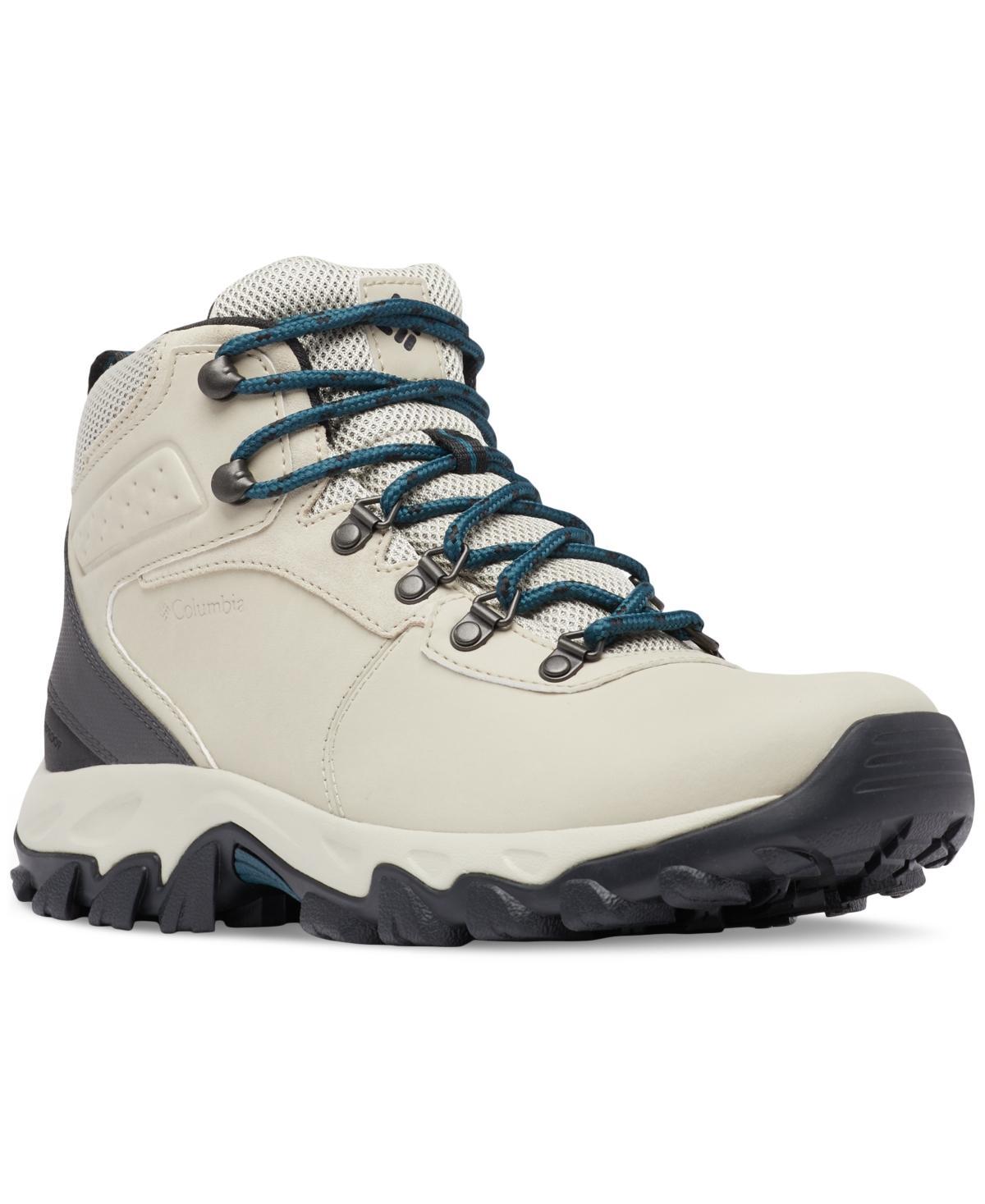 Columbia Newton Ridge Plus II Waterproof Mens Hiking Boots Beige Product Image
