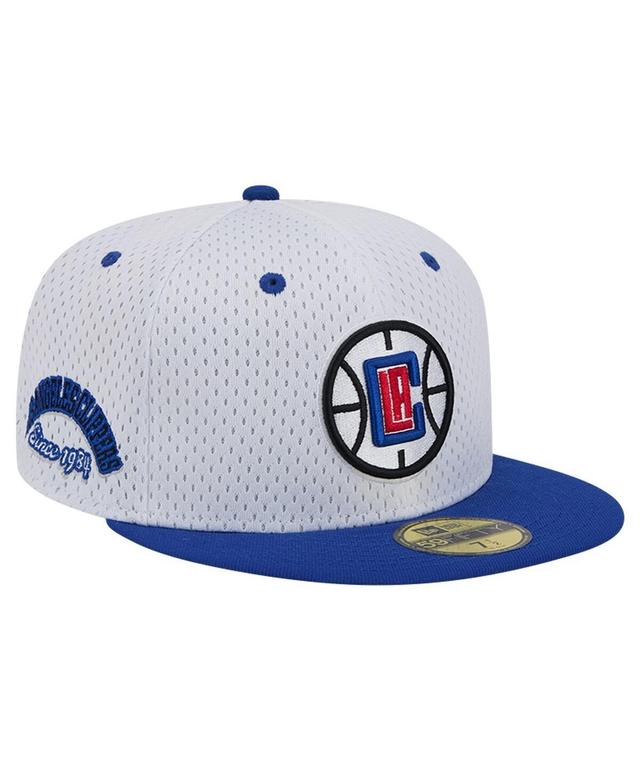 Mens New Era /Royal LA Clippers Throwback 2Tone 59FIFTY Fitted Hat Product Image