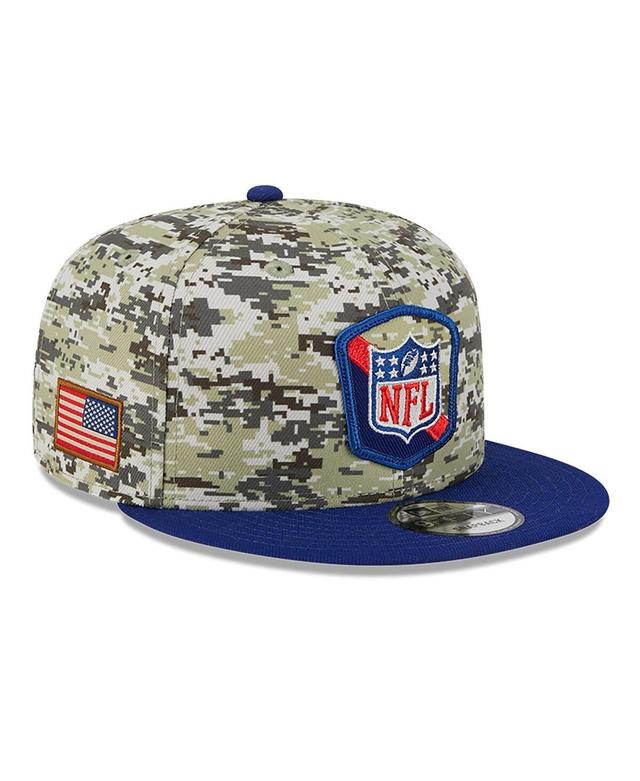 Mens New Era  Camo/Navy 2023 Salute To Service 9FIFTY Snapback Hat Product Image