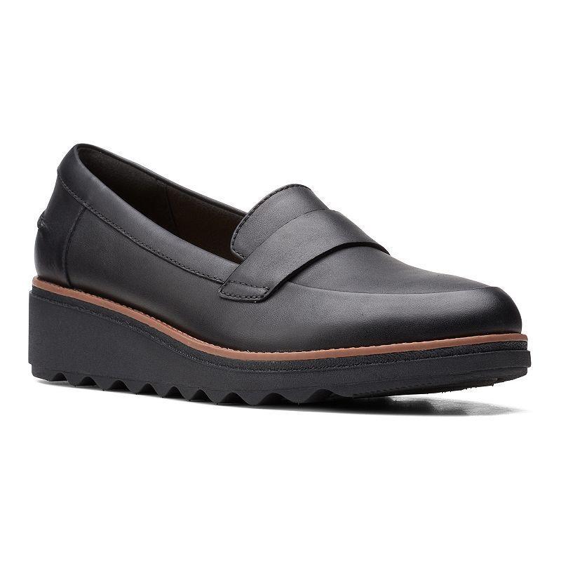 Clarks Sharon Gracie Womens Leather Loafers Product Image