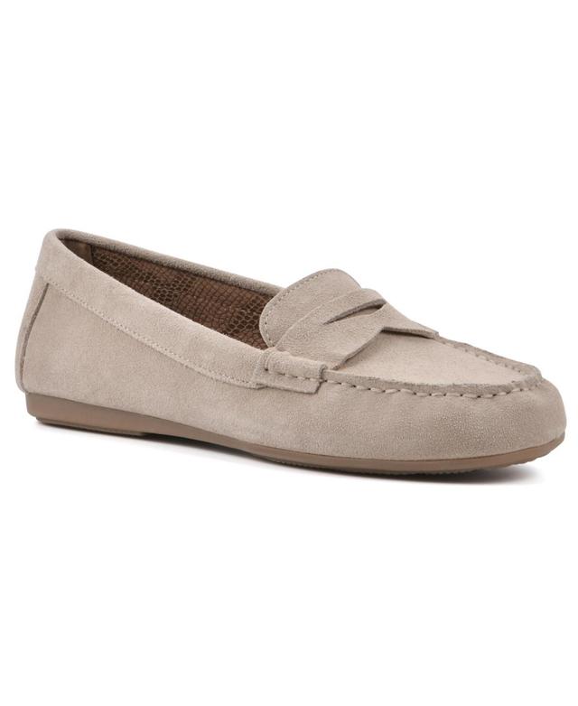 White Mountain Womens Deutzia Slip On Loafers - Butter Cream Product Image