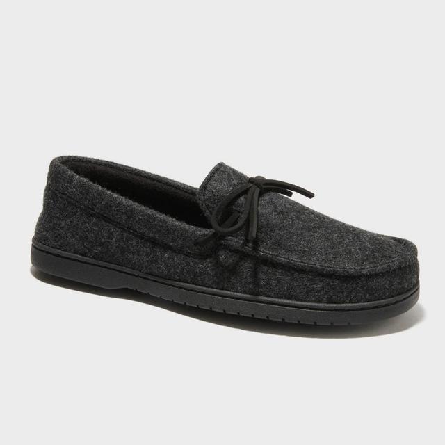 dluxe by dearfoams Mens Dilan Slippers - Charcoal Product Image