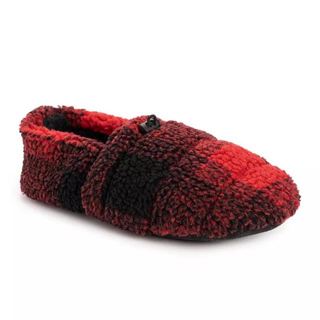 MUK LUKS Quilted Sherpa Mens Toggle Bootie Slippers Product Image