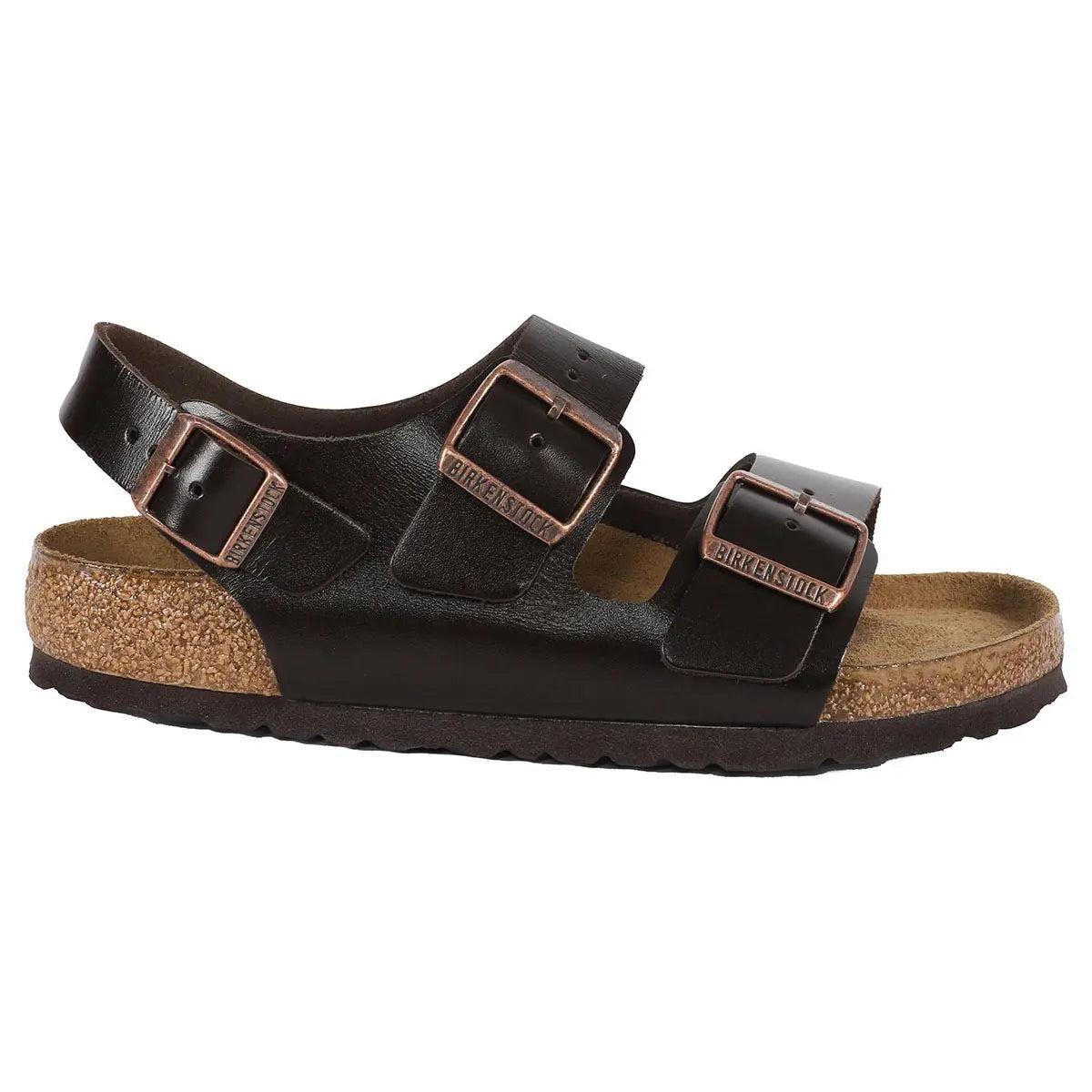 Birkenstock Milano Soft Footbed Smooth Leather Sandals Product Image