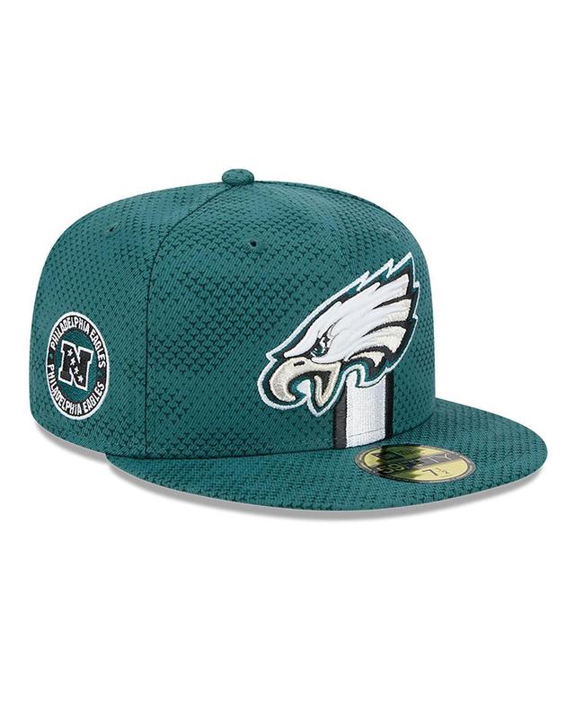 New Era Mens Midnight Green Philadelphia Eagles 2024 Sideline 59FIFTY Fitted Hat Product Image