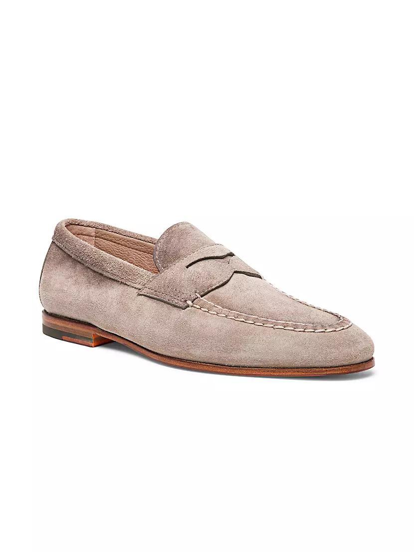 Carlos Burnished Suede Loafers Product Image