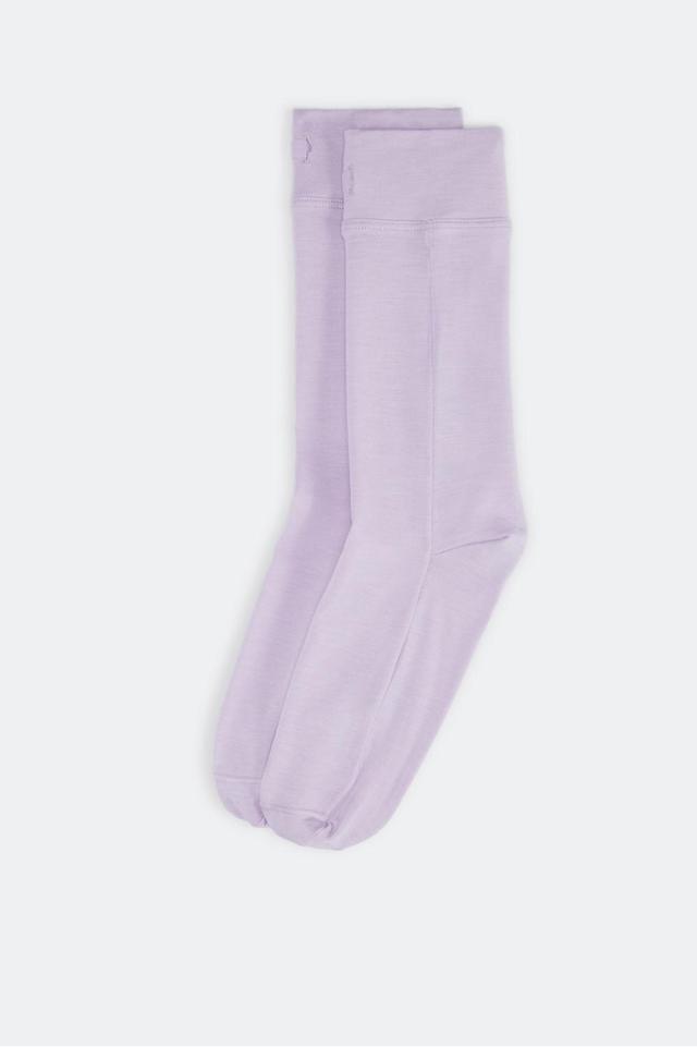 Fabletics RestoreKnit Sock 9 Womens purple Size L/Xl Product Image