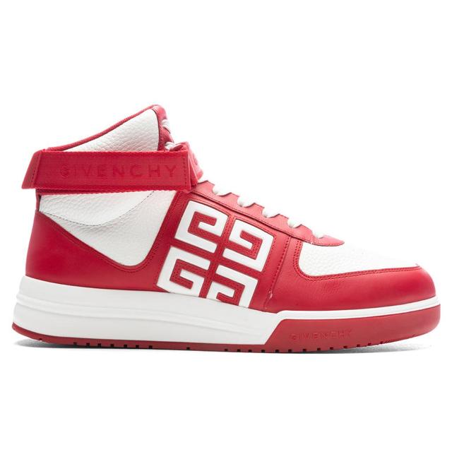 G4 High-Top Sneakers - Red/White Male Product Image