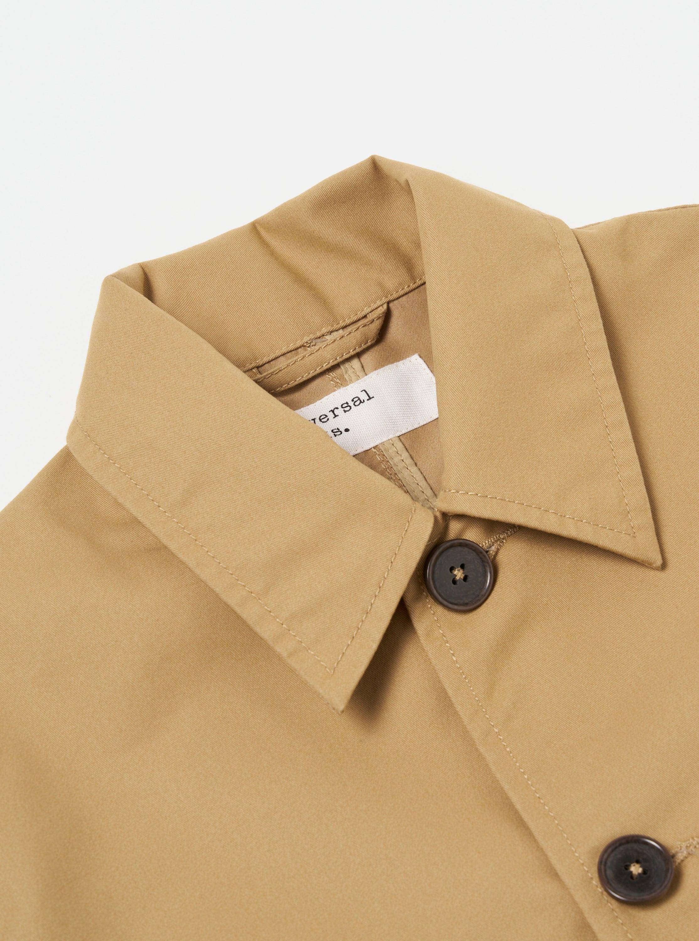 Universal Works Merchant Jacket in Sand Brushed Polytech Product Image