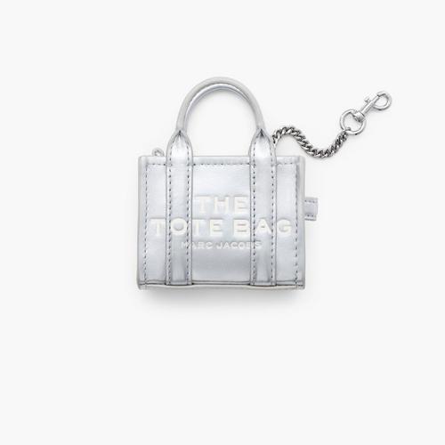 The Metallic Leather Nano Tote Charm Product Image