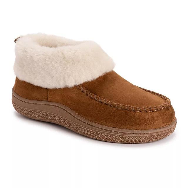 MUK LUKS Selah Womens Bootie Slippers Brown Product Image