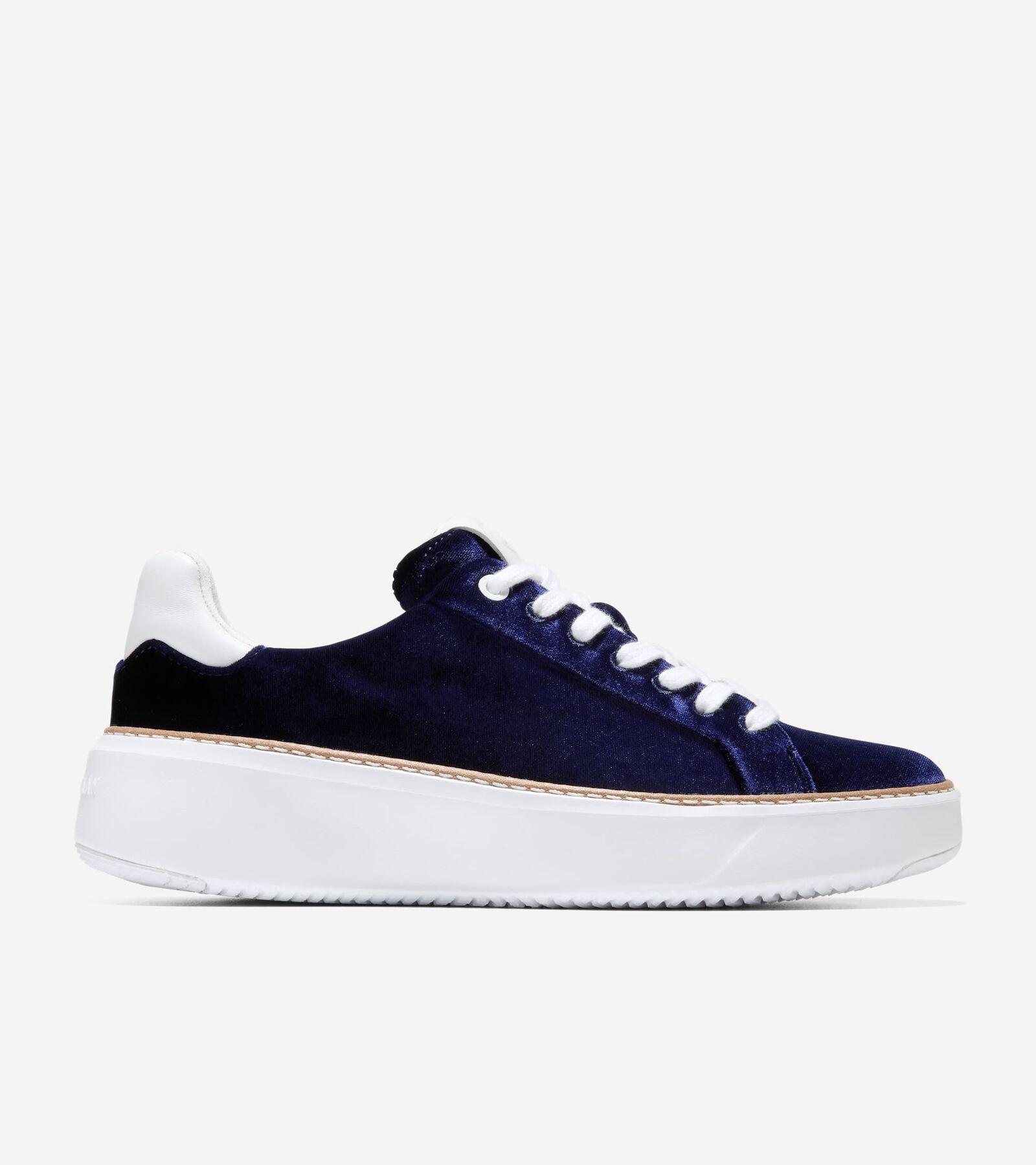 Cole Haan Womens GrandPr Topspin Sneaker - Blue Size 5.5 Product Image