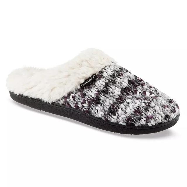 isotoner Amanda Chunky Sweater Knit Hoodback Womens Slippers Product Image