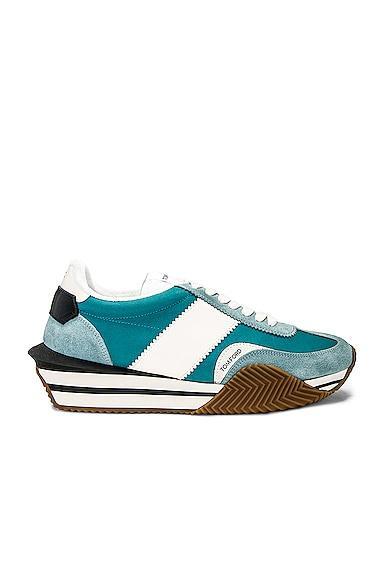 TOM FORD Low Top Sneakers in Teal Product Image