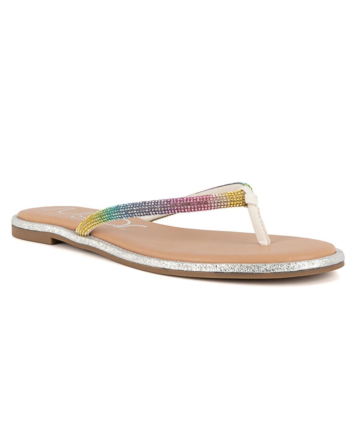 Sugar Womens Petition Embellished Flat Sandals Product Image