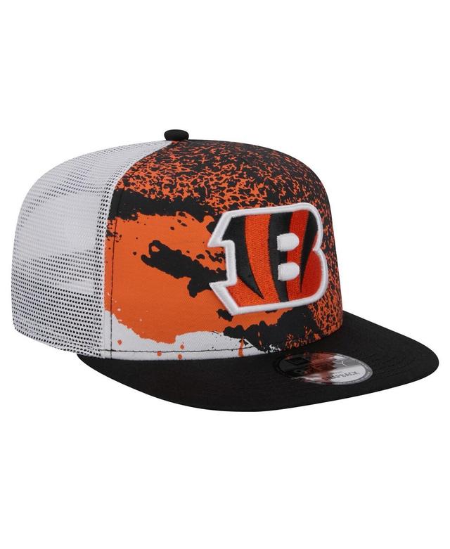 New Era Mens Black Cincinnati Bengals Court Sport 9fifty Snapback Hat Product Image