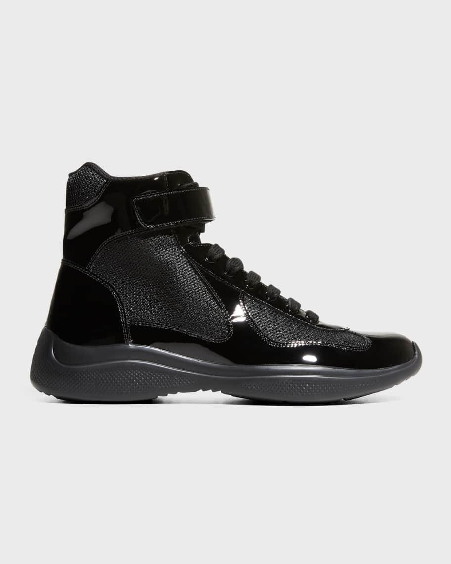 Men's America's Cup Patent Leather High-Top Sneakers Product Image