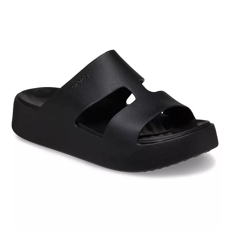 Crocs Getaway Womens Platform H-Strap Sandals Product Image