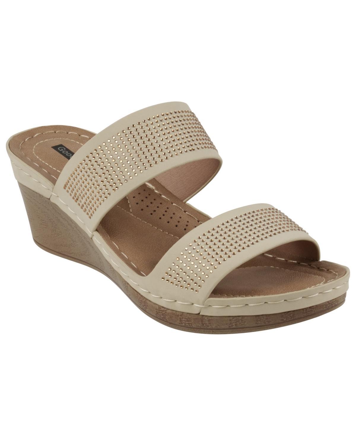 Gc Shoes Womens Madore Embellished Wedge Sandal Product Image