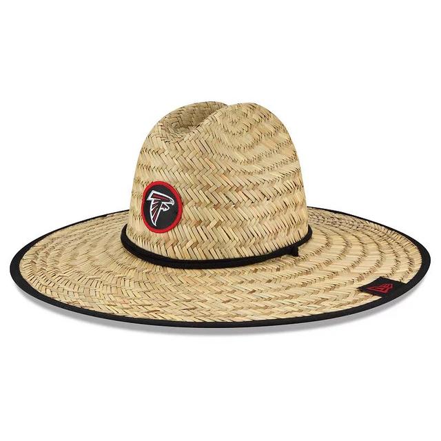 Mens New Era Natural Atlanta Falcons NFL Training Camp Official Straw Lifeguard Hat Product Image