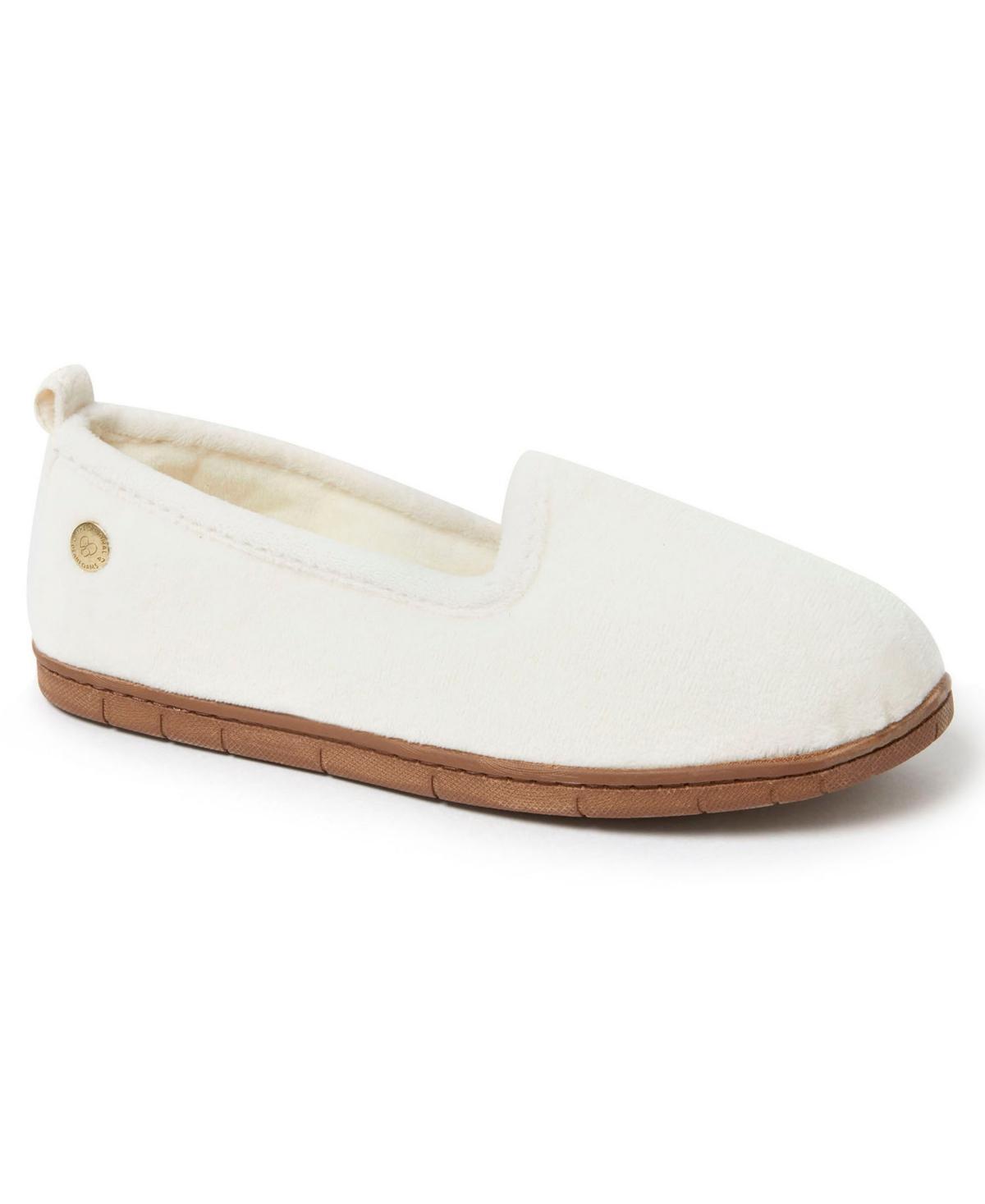 Dearfoams Rachel Velour Womens Closed Back Slippers Product Image