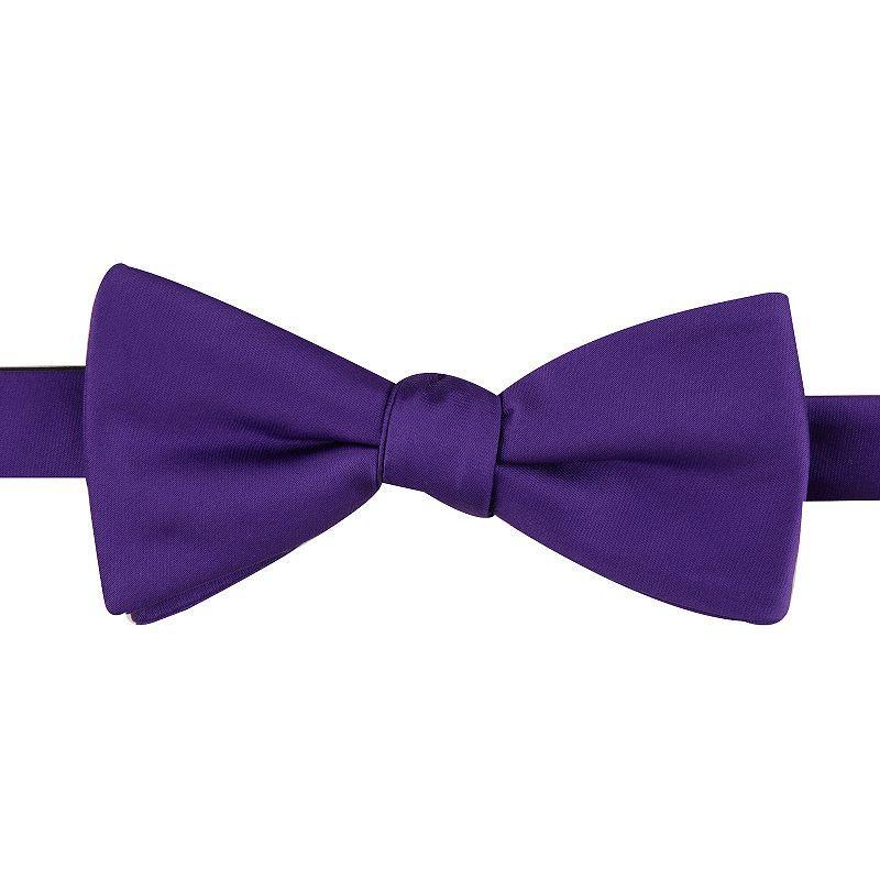 Mens Bespoke Pre-Tied Bow Tie, Purple Product Image