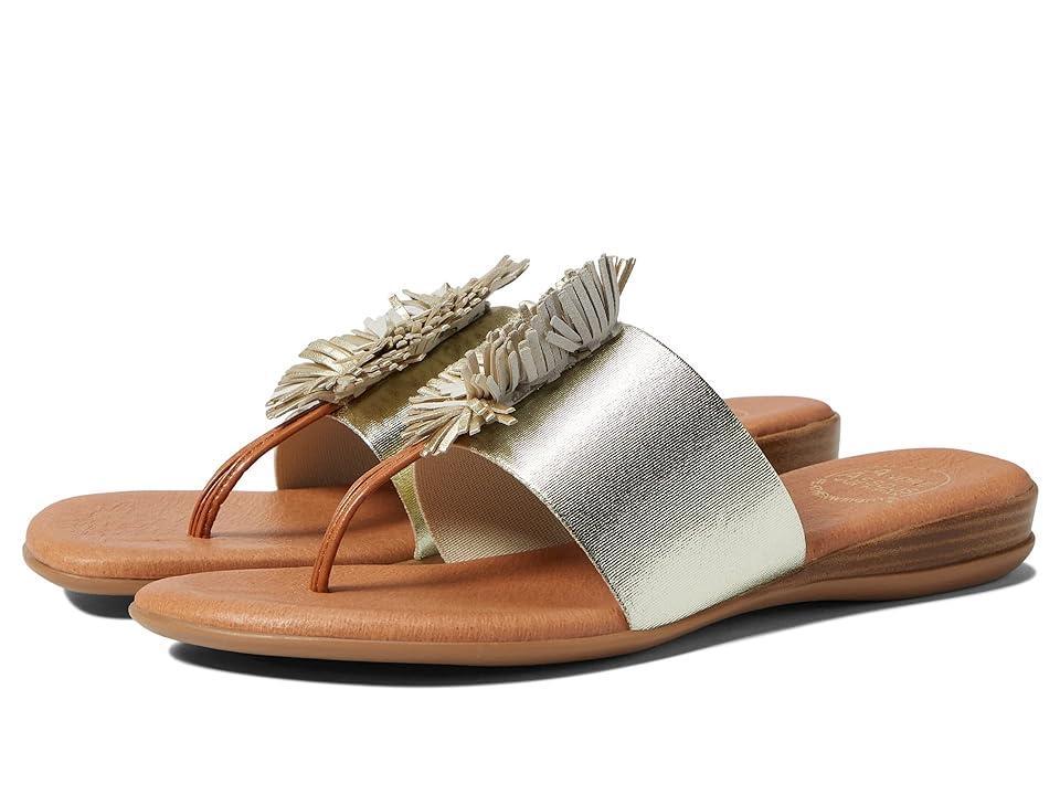 Andre Assous Novalee Featherweight Sandal (Platino) Women's Shoes Product Image