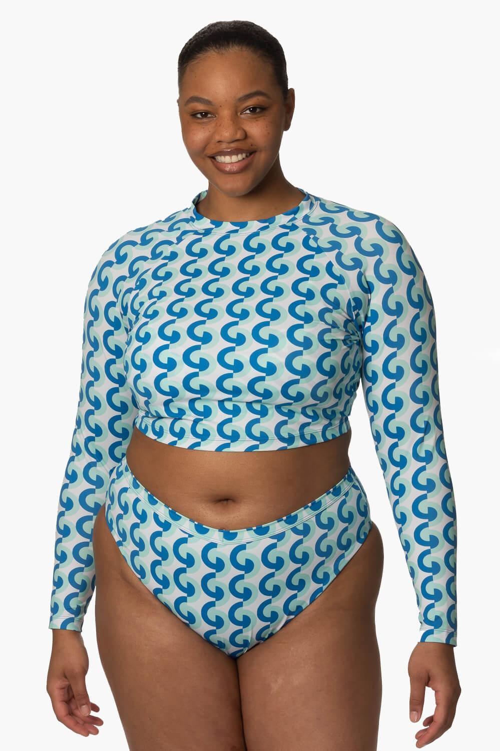 Moana Long Sleeved Crop Rashie - Dana Point Female Product Image