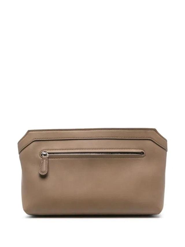 THE ROW Terrasse Clutch Bag In Brown Product Image