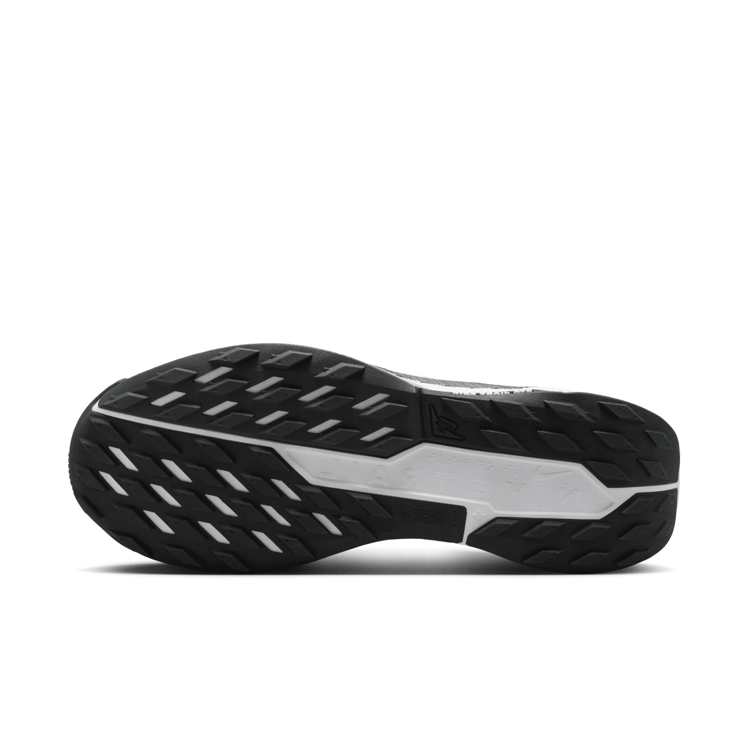 Nike Mens Nike Reactx Pegasus Trail 5 - Mens Running Shoes Black/White/Anthracite Product Image