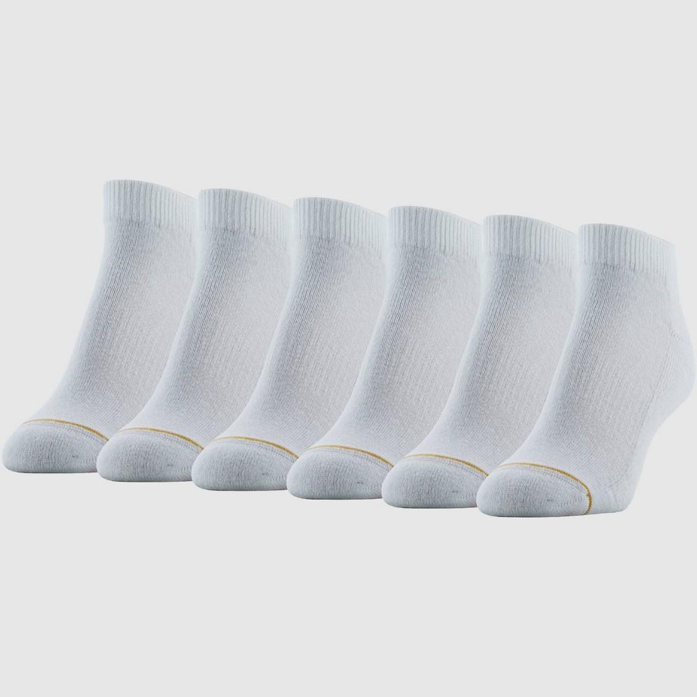 All Pro Womens 6pk Low Cut Cotton Blend Athletic Socks - White 4-10 Product Image