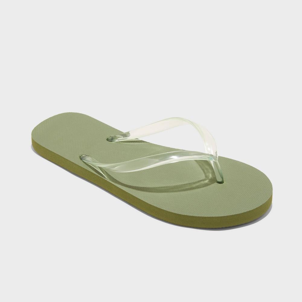 Womens Sydney Flip Flop Sandals - Shade & Shore Olive 11 Product Image