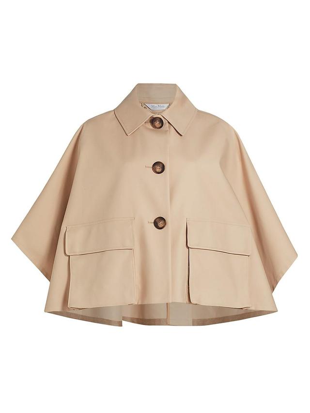 Womens Fred Crop Trench Cape Product Image