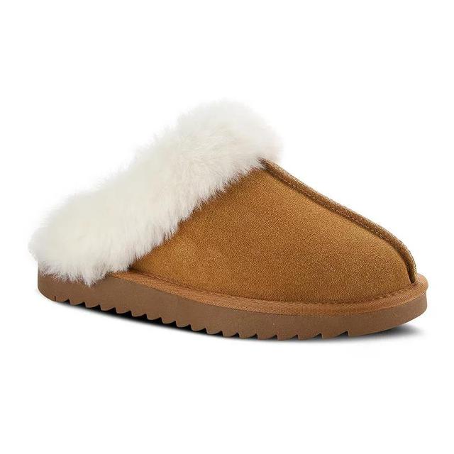 Flexus by Spring Step Lionheart Womens Faux-Fur Scuff Slippers Product Image