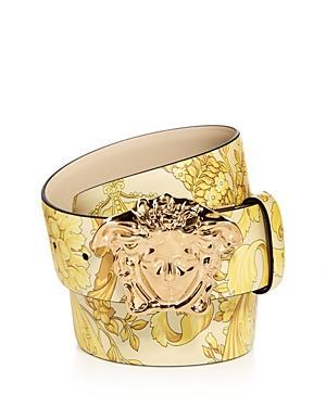 Versace Mens Barocco Print Reversible Leather Belt Product Image