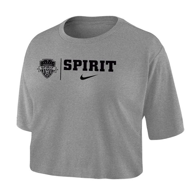 Washington Spirit Nike Women's Dri-FIT Soccer Cropped T-Shirt Product Image