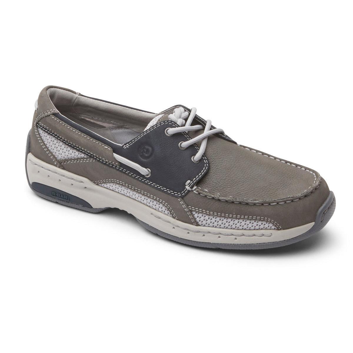 Dunham Captain (Navy Nubuck) Men's Slip on Shoes Product Image