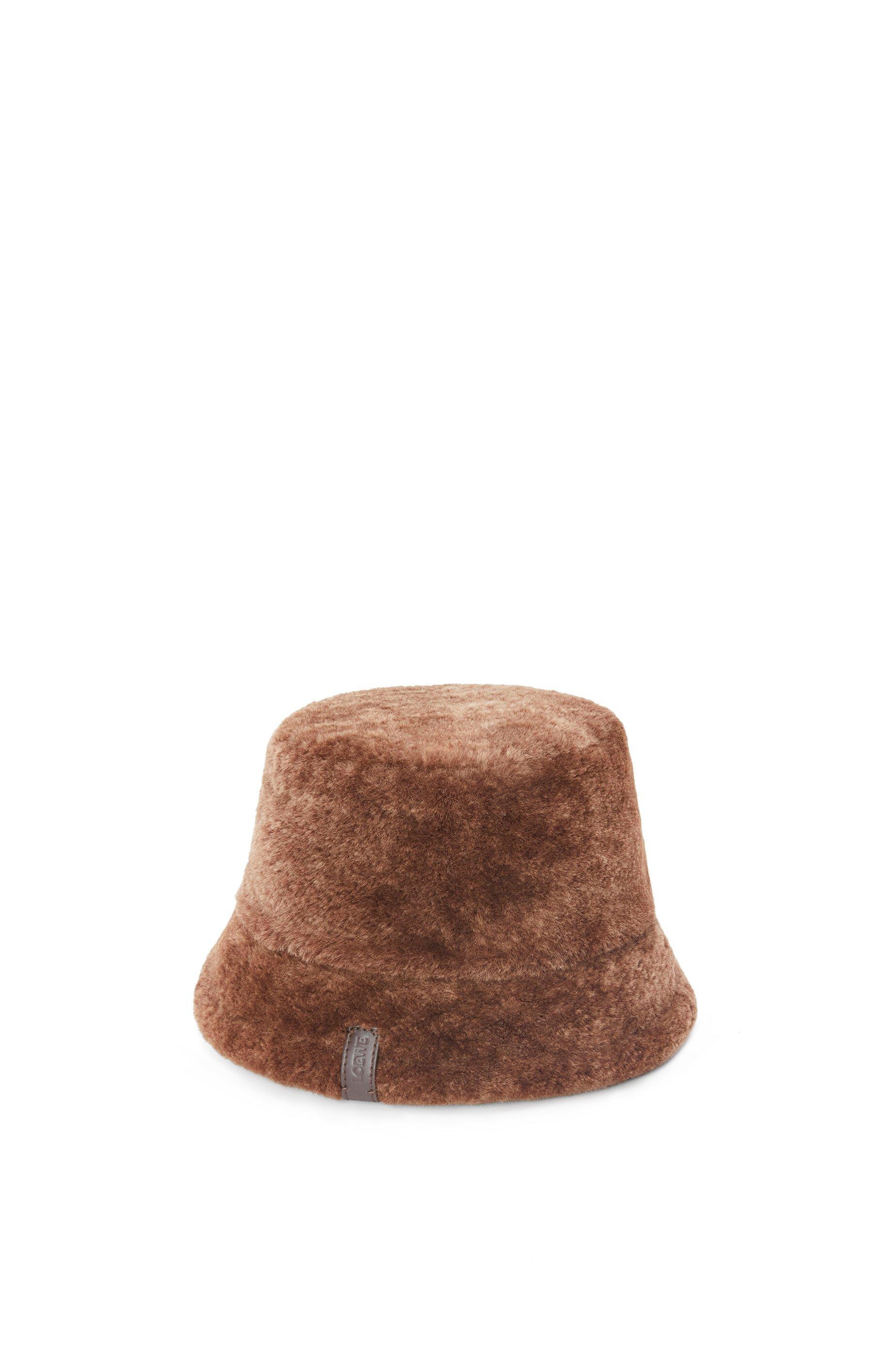 Bucket hat in shearling Product Image