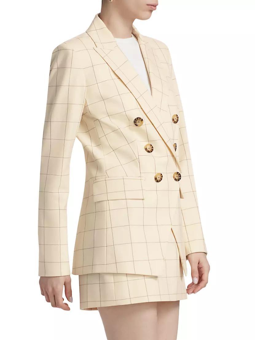 Charleston Plaid Double-Breasted Jacket Product Image