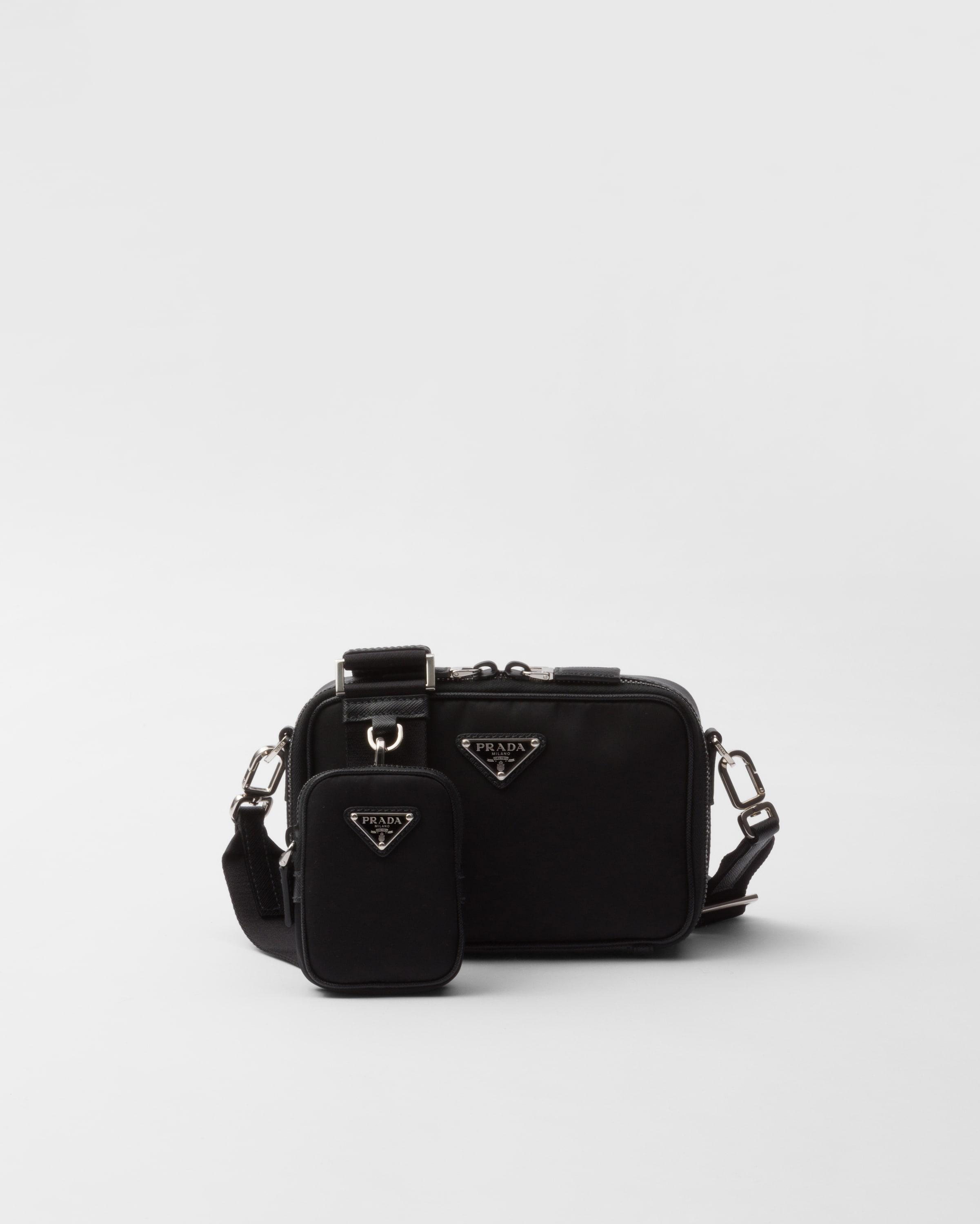 Prada Brique Re-Nylon and Saffiano leather bag Product Image