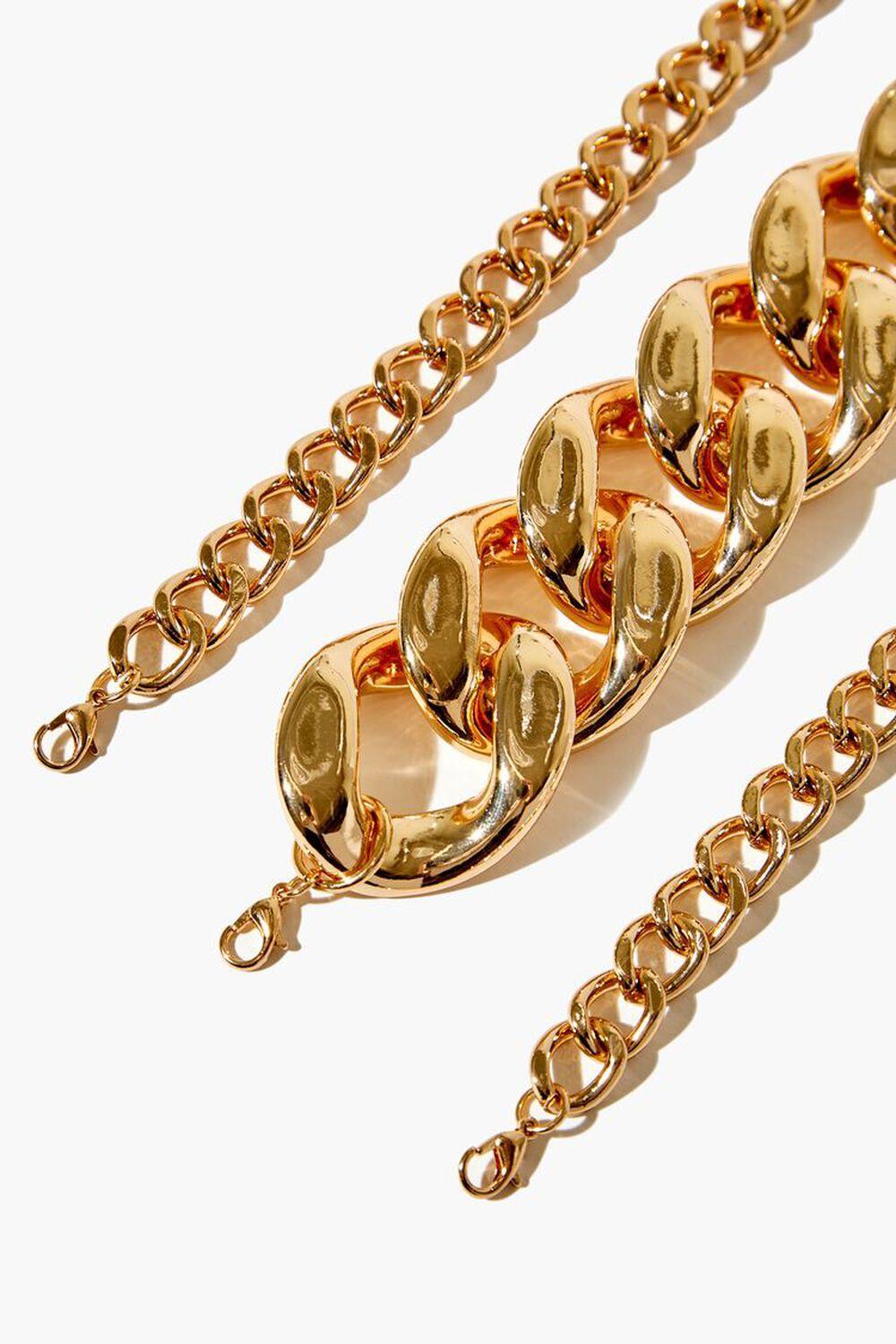 Curb Chain Bracelet Set | Forever 21 Product Image