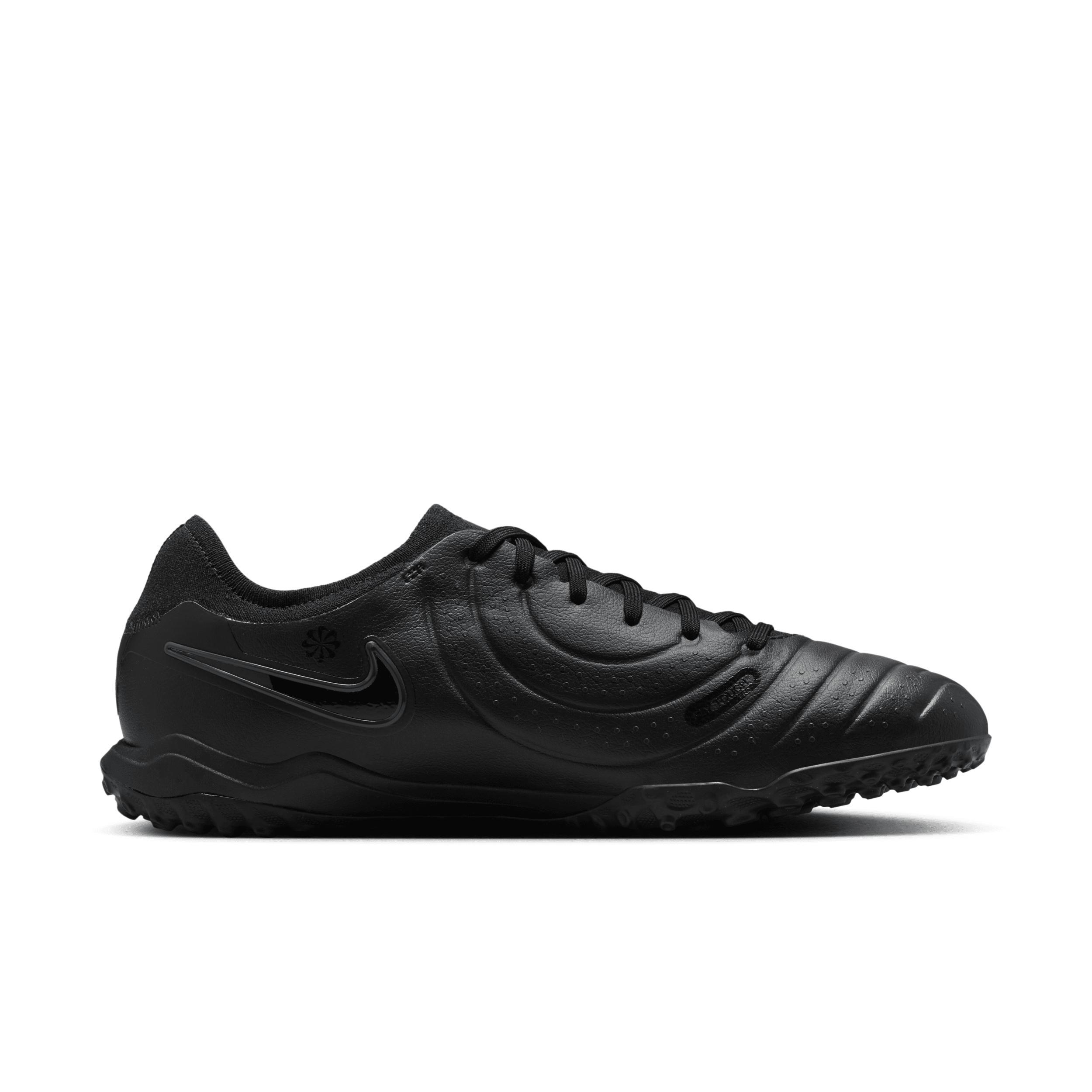 Nike Mens Nike Legend 10 Pro Turf - Mens Soccer Shoes Black/Black/Deep Jungle Product Image