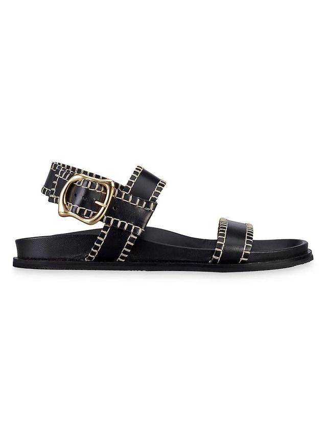 Womens Le Marcel Buckle Leather Sandals Product Image