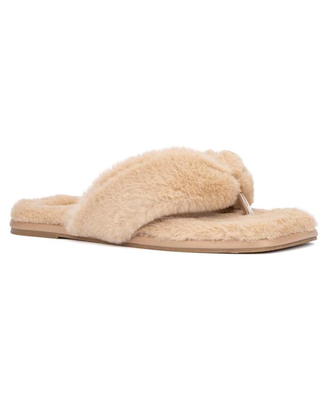 Torgeis Womens Rosa Furry Slides Product Image